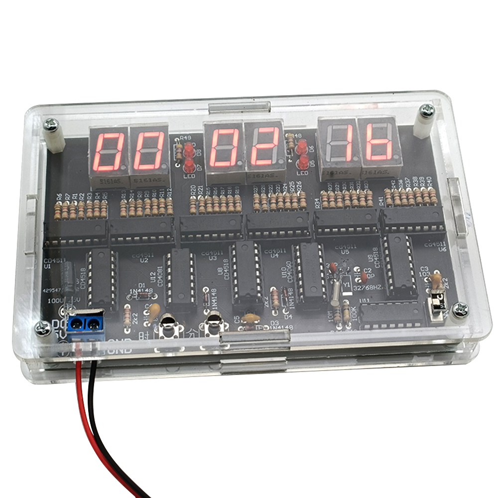 6-Digit Digital Circuit Clock  - Hobby Science Lab recension och pris